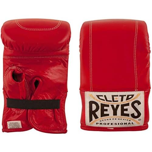  Cleto Reyes Leather Boxing Bag Gloves - Red