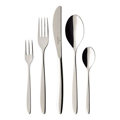  Villeroy & Boch Softwave/Elegant Made From Stainless Steel, Dishwasher Safe, Knife, Fork and Spoon/30pieces for 6People