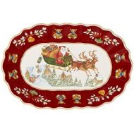 [아마존베스트]Villeroy & Boch Toys Fantasy Bowl Oval Large, Premium Porcelain, Red, Multicoloured, 29 x 19 x 5.5