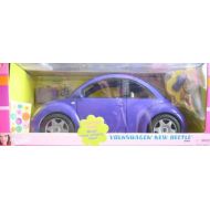 Barbie Volkswagen Beetle Vehicle (Purple) with Real Key Chain (2000)