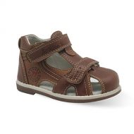 Tuoup Closed Toe Leather Sport Hiking Toddler Sandals for Boys