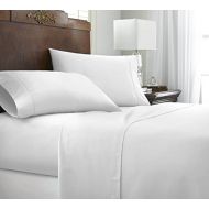 Ienjoy Home ienjoy Home 4 Piece Home Collection Premium Embossed Chevron Design Bed Sheet Set, Full, White