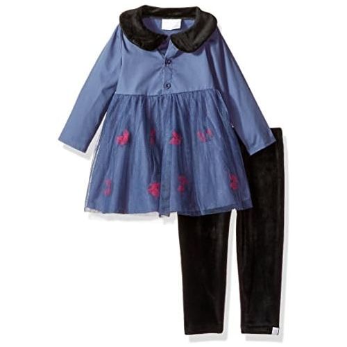  Rosie Pope Baby Girls Newborn and Infant Playwear Sets, Blue, 24M