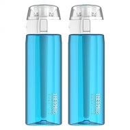 Thermos 24 Oz Connected Hydration Water Bottle with Smart Lid (Teal Blue) 2PK