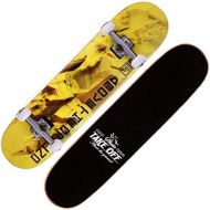 HBJP Skateboard Professional Board Double-Up Skateboarding Limit Commune fuer das Artefakt Arbeiten Skateboard (Color : B)