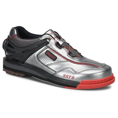  Dexter Mens SST 6 Hybrid BOA Bowling Shoes Right Hand- GreyBlackRed