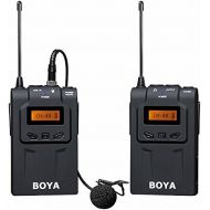 BOYA BY-WM6 Unique UHF Wireless Lavalier Microphone System for Canon Nikon Sony DSLR Cameras Camcorders Audio Recorder
