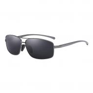 /SX Aluminum-Magnesium Alloy Polarized Sunglasses, Mens Tide Sports Riding Glasses (Color : Gun Frame)