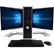 Amazon Renewed Dell Optiplex Windows 10, Core 2 Duo 3.0GHz, 8GB, 1TB, with Dual 19in LCD Monitors (Brands may vary) (Renewed): Computers & Accessories
