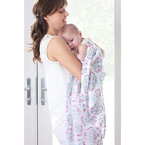  Aden + anais aden + anais Disney, Swaddle Blanket | Boutique Muslin Blankets for Girls & Boys | Baby Receiving Swaddles | Ideal Newborn & Infant Swaddling Set | Perfect Shower Gifts, 4 Pack Bam