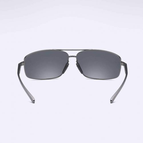  SX Aluminum-Magnesium Alloy Polarized Sunglasses, Mens Tide Sports Riding Glasses (Color : Gun Frame)