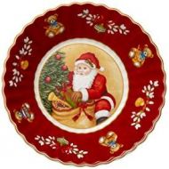 [아마존베스트]Villeroy & Boch Toys Fantasy Small Bowl Santa Brings Gifts Premium Porcelain Red 16 x 16 x 3 cm