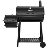 Royal Gourmet BBQ Charcoal Grill with Offset Smoker, 30 L, New Process Paint Not Flake