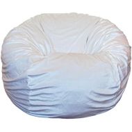 Ahh! Products Cuddle Minky White Washable Large Bean Bag Chair