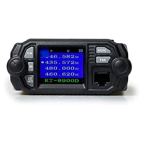  QYT KT-8900D Dual Band Mini Car Ham Radio Mobile Transceiver VHF UHF 136-174400-480MHz Compact Amateur Two Way Radios + Free Programming Cable