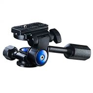 Manbily VH-40 Professional Camera Tripod Tilt Head Two-dimensional Pan Heads For Monopod with Quick Release Plate