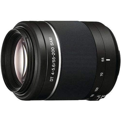소니 Sony SAL55200 55-200mm f4-5.6 DT ED Compact Telephoto Zoom Lens (Certified Refurbished)