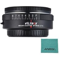 VILTROX Viltrox NF-M43X 0.71X Lens Mount Adapter Ring Focal Reducer Speed Booster 8 Aperture Manual Focus for Nikon G D Lens to use for Micro Four Thirds M43 Camera