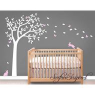 Large Tree Wall Sticker Decal Adorable Summer Tree Removable Nursery Wall Decals Stickers From Surface Inspired 1032