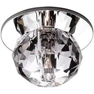 WAC Lighting DR-363LED-CLCH Empress Crystal Recessed Beauty Spot in Clear and Chrome Finish