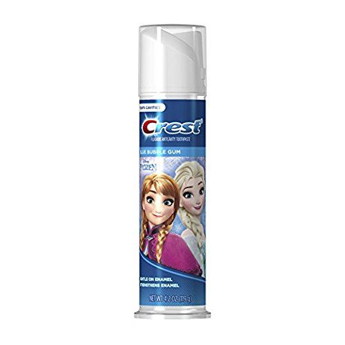  Global Crest Pro-Health For Me Disney Frozen Anti cavity Fluoride Toothpaste - Bubblegum Flavor 4.2 Oz PUMP Style (Pack of 3)