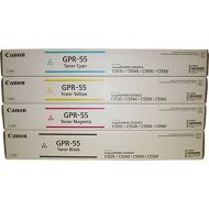 Unknown Genuine Canon GPR-55 Black Cyan Magenta Yellow Toner Set for use in The Canon imageRUNNER Advance C5535i / C5540i / C5550i and C5560i