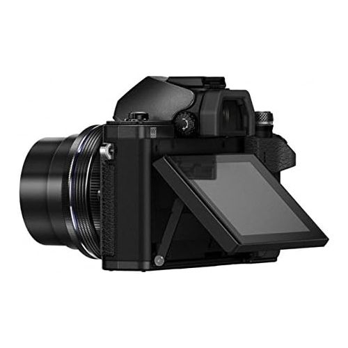  Olympus OM-D E-M10 Mark II Mirrorless Digital Camera with 14-42mm II R Lens (Black)