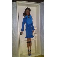 Barbie 2016 BARBIE FASHION MODEL COLLECTION BLUE CITY CHIC SUIT DOLL DGW57