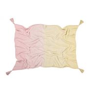 Lorena Canals Baby Ombre Vanilla-Soft Cotton Blanket, Pink