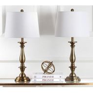 Safavieh Lighting Collection Brighton Candlestick Gold 29-inch Table Lamp (Set of 2)