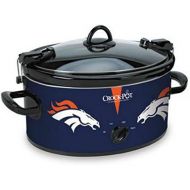 [아마존베스트]Crock-Pot Official NFL Crock-pot Cook & Carry 6 Quart Slow Cooker - Denver Broncos