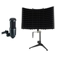 Audio-Technica Audio Technica AT2020 Studio Recording Microphone Condenser Mic+Isolation Shield