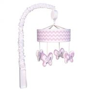 Trend Lab Orchid Bloom Chevron Musical Mobile