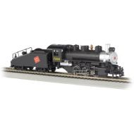Bachmann Trains Bachmann Industries USRA 060 Locomotive with Smoke and Slope Tender Canadian National #7356 HO Scale Train Car