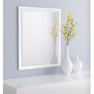 LND Reflections Framed Beveled Mirror - 25x31 or 27x39 (27 x 39, Marshmallow White)