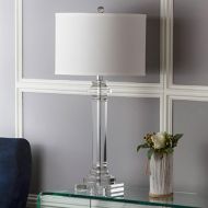Safavieh Lighting Collection Nina Crystal Column 30-inch Table Lamp
