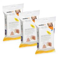Medela Quick Clean Breast Pump and Accessory Wipes, 72 Wipes in a Resealable Pack, Convenient Portable Cleaning, Hygienic Wipes Safe for Cleaning High Chairs, Tables, Cribs and Cou