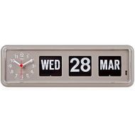 Twemco twemco Homeloo x German Quartz Retro Modern Calendar Wall Flip Clock BQ 38 (Black)