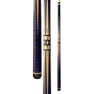 Players Flirt F-2610 Graphic MaplePurple Tiger-Stripe with Black and Cream Points Pool Cue