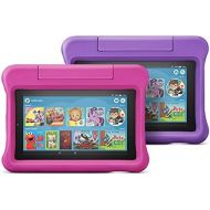 Amazon All-New Fire 7 Kids Edition Tablet 2-Pack, 16 GB, Pink/Purple Kid-Proof Case