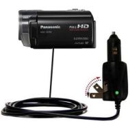 Intelligent Dual Purpose DC Vehicle and AC Home Wall Charger suitable for the Panasonic HDC-SD90 Camcorder - Two critical functions, one unique charger - Uses Gomadic Brand TipExch
