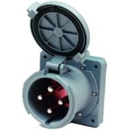 Marinco M4100B12R Marine Electrical Shore Power Inlet (100-Amp, 125250-Volt, 3-Pole, 4-Wire, Male, Gray)