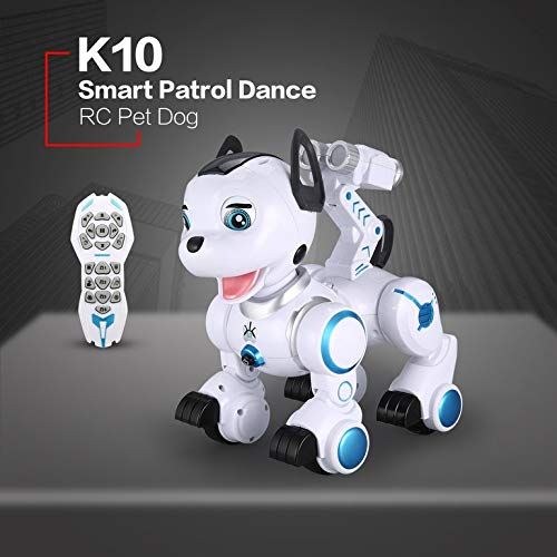  CremeBruluee K10 Smart RC Dog Dance Remote Control Robot Dog Electronic Pet Kid Toy