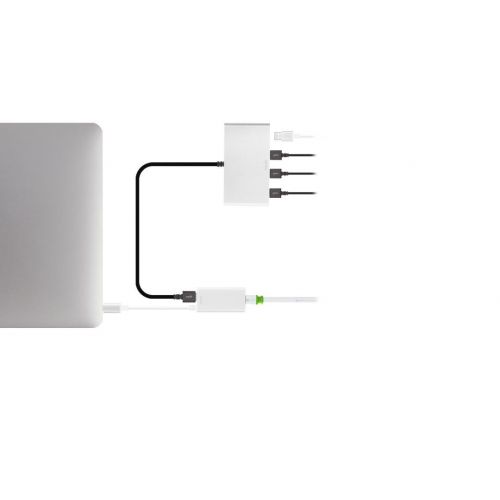  Moshi USB-C to Gigabit Ethernet Adapter - Silver