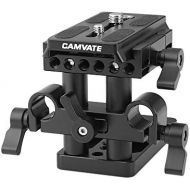 CAMVATE Quick Release Mount Base QR Plate for Manfrotto 501504 577701 Tripod Standard Accessory(Black)