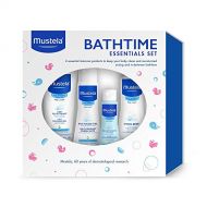 Mustela Bathtime Essentials Gift Set, 4 baby bathtime products with natural Avocado Perseose, Gentle, Safe and Hypoallergenic