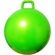 [아마존베스트]AppleRound Space Hopper Ball with Air Pump: 18in/45cm Diameter for Ages 3-6, Hop Ball, Kangaroo Bouncer, Hoppity Hop, Jumping Ball, Sit & Bounce (Plain Green)