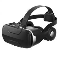 VR helmet VR Glasses 3D Virtual Reality Headset Helmet Headset 3D Glasses vr Game Movie Apple Android Mobile Phone Dedicated Intelligent Eye Machine (Non-Remote Control - VR Spree) + (Film V