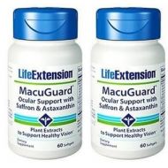 Life Extension Macuguard Ocular Support Plus Saffron & Astaxanthin, 60 softgels (2 PACK)