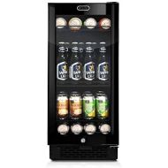 Whynter BBR-801BG Built-in Black Glass 80-can Capacity 3.4 cu ft Beverage Refrigerators One Size